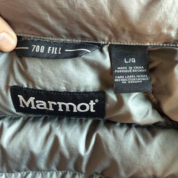 Marmot Zeus Down Jacket 700 Fill Water-Resistant Shell Size Large (C71650) Grey - Picture 3 of 7